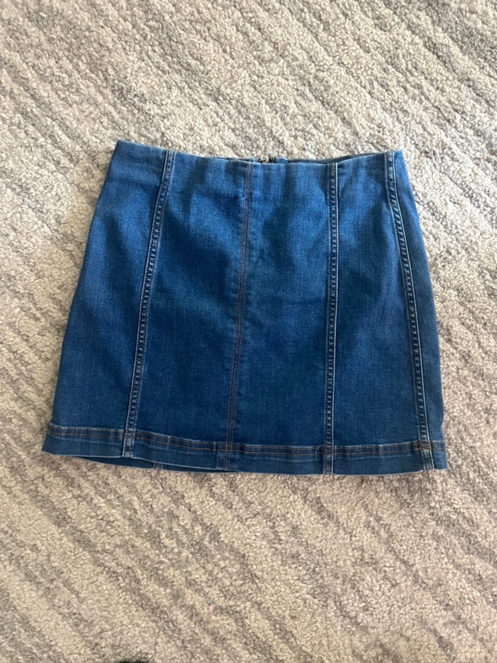 wild fable Dark Blue Denim Mini Skirt